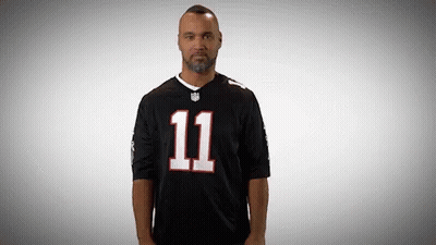 Man Wearing Jersey Number 11 GIF