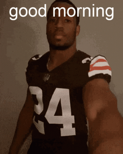 Man Wearing Jersey Number 34 GIF