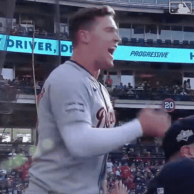Man Wearing Jersey Saying Progressive GIF