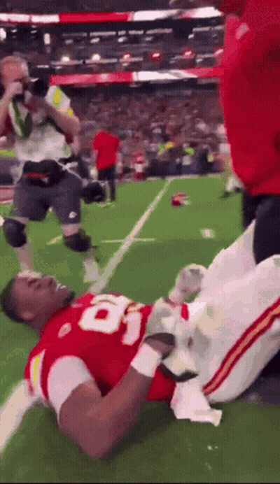 Man Wearing Kansas City T-Shirt GIF