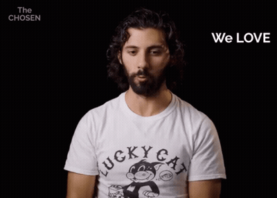 Man Wearing Lucky Cat Shirt Making Funny Face GIF
