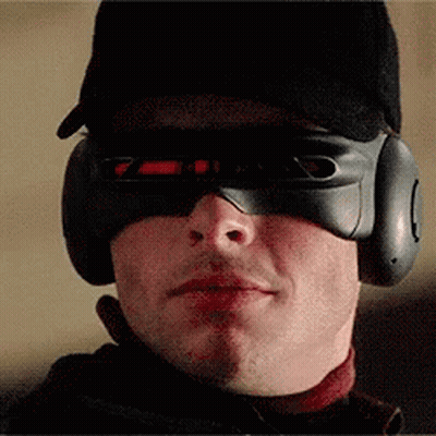 Man Wearing Mask And Headphones Smiling GIF