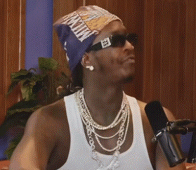 Man Wearing Milwaukee Bandana GIF