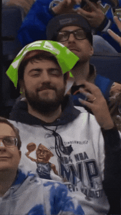 Man Wearing NBA MVP Shirt GIF