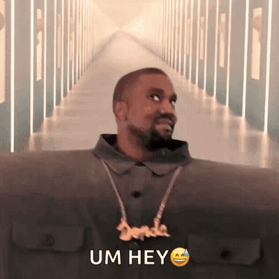 Man Wearing Necklace And Jacket Saying Um Hey GIF