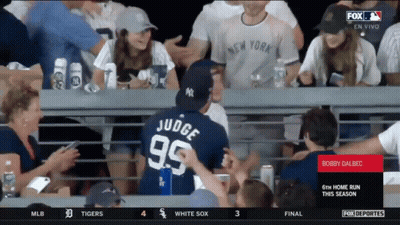 Man Wearing New York Jersey 95 GIF
