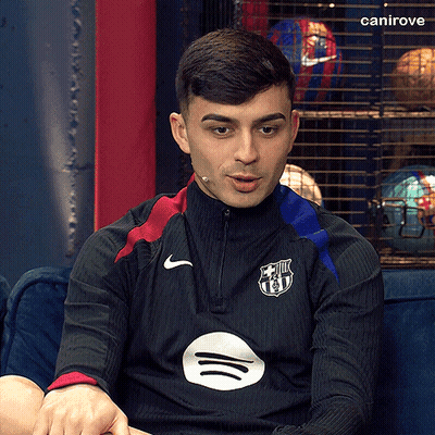 Man Wearing Nike Shirt With FCB Logo GIF