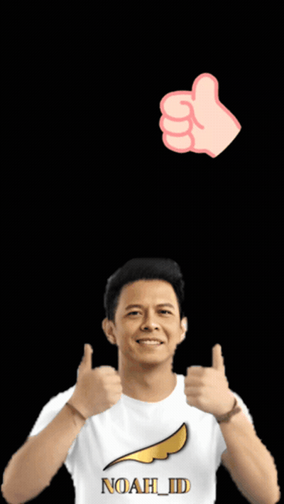 Man Wearing Noah ID Shirt Thumbs Up GIF