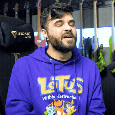 Man Wearing Purple Lotus Within Destructio Hoodie GIF