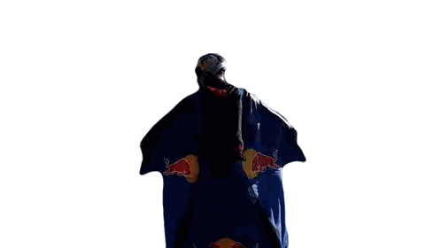 Man Wearing Red Bull Helmet Sticker