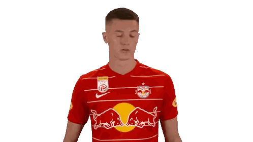 Man Wearing Red Bull Jersey Sticker