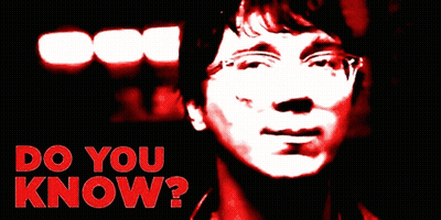 Man Wearing Red Glasses Does He Know GIF