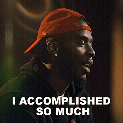Man Wearing Red Hat With I Accomplished So Much GIF