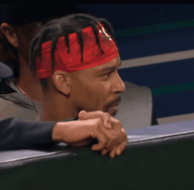 Man Wearing Red Headband With T GIF
