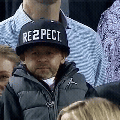 Man Wearing Respect Hat GIF