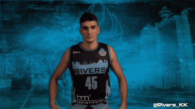 Man Wearing Rivers 45 Jersey GIF