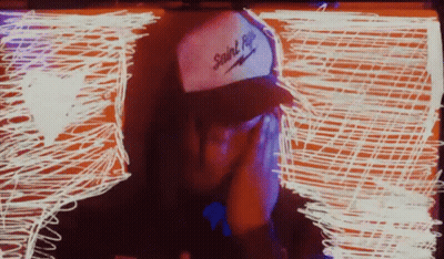 Man Wearing Saint R White Hat GIF