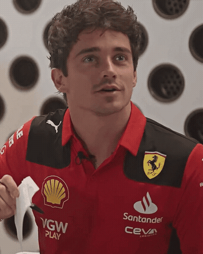 Man Wearing Santander Shirt GIF