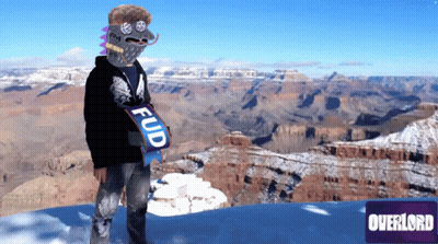 Man Wearing Sash Saying Fud GIF