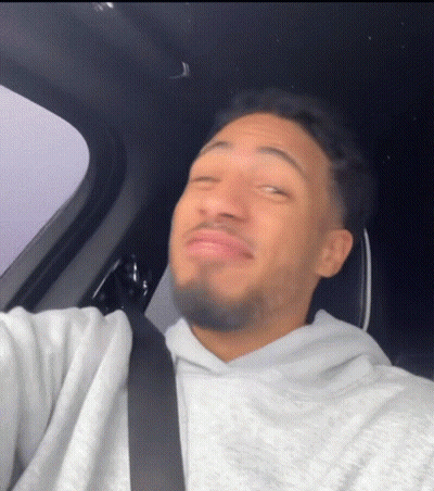Man Wearing Seat Belt Taking Selfie GIF