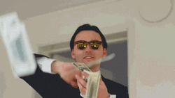 Man Wearing Shades Spend Money GIF