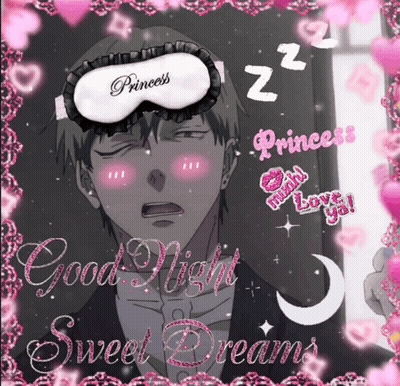 Man Wearing Sleep Mask Saying Princess GIF