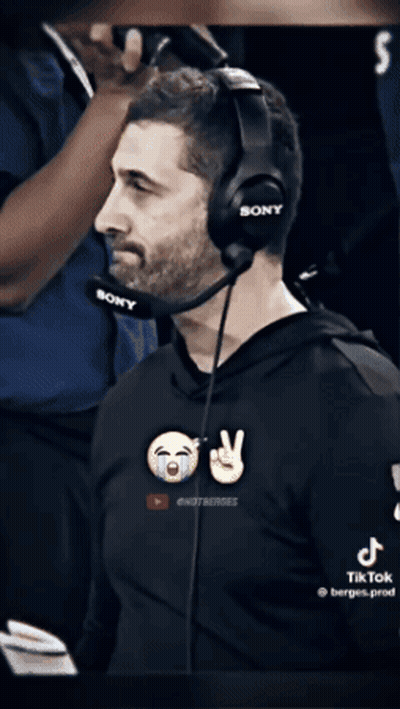 Man Wearing Sony Headphones GIF
