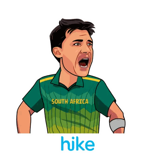 Man Wearing South Africa Shirt Sticker