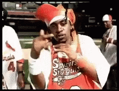 Man Wearing Spirit Six O'clock Shirt GIF