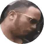 Man Wearing Sunglasses Sticker