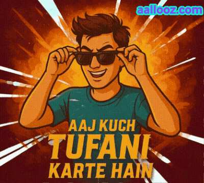 Man Wearing Sunglasses Aaj Kuch Tufani Karte Hain GIF