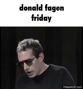 Man Wearing Sunglasses And Black Shirt Donald Fagen Friday GIF