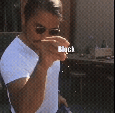 Man Wearing Sunglasses And Block Shirt GIF