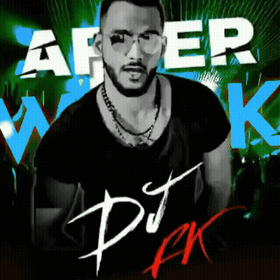 Man Wearing Sunglasses And DJ AK Shirt GIF