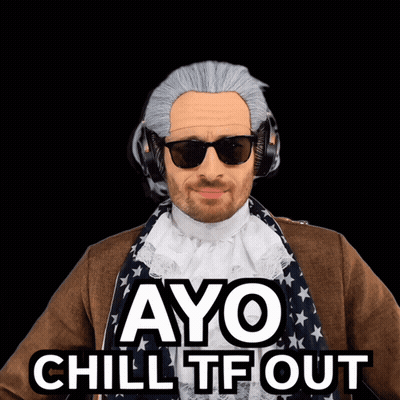 Man Wearing Sunglasses And Headphones Ayo Chill GIF