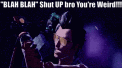 Man Wearing Sunglasses And Necklace Saying Shut Up GIF
