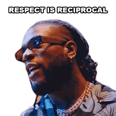 Man Wearing Sunglasses And Respect Necklace Sticker