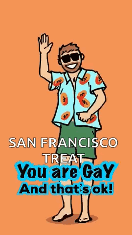 Man Wearing Sunglasses And San Francisco Shirt GIF