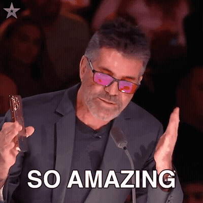 Man Wearing Sunglasses Holding Trophy Says So Amazing GIF
