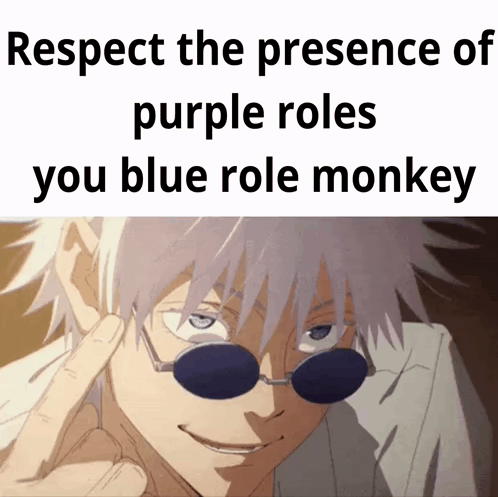 Man Wearing Sunglasses Respect Purple Roles GIF