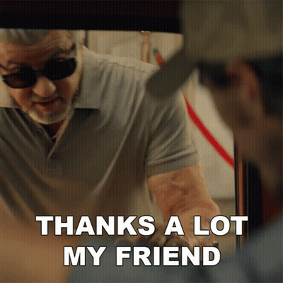 Man Wearing Sunglasses Saying Thanks GIF