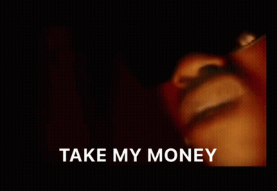 Man Wearing Sunglasses Says Take My Money GIF