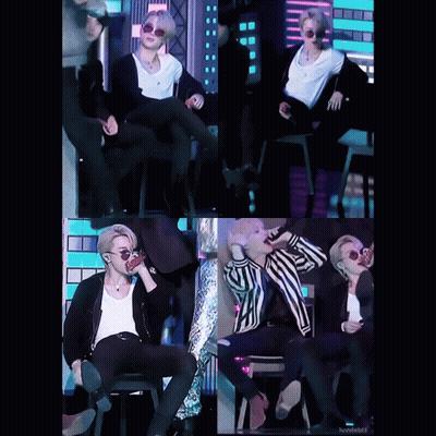 Man Wearing Sunglasses Sitting Crossed Legs GIF