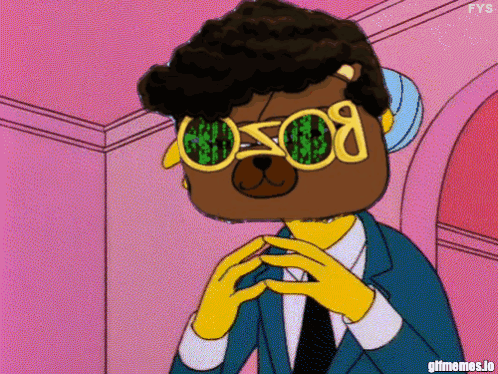 Man Wearing Sunglasses With 808 GIF