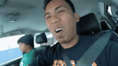 Man Wearing T-Shirt Saying A GIF