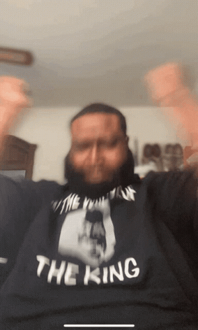 Man Wearing The King Shirt GIF