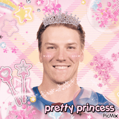 Man Wearing Tiara Pretty Princess GIF