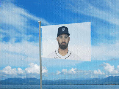 Man Wearing Tiger Hat GIF