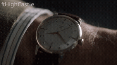 Man Wearing Timex Watch With Highcastle Hashtag GIF