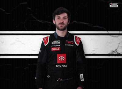 Man Wearing Toyota And Coca-Cola Uniform GIF